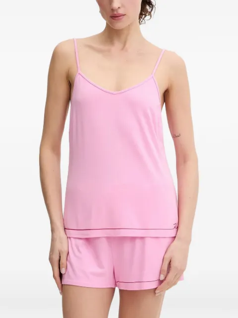 Karl Lagerfeld V-neck pyjama set Pink B1W450111WQ