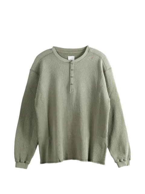 ROA button textured sweater Green YBMW035FA32