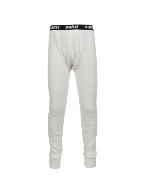 SAINT MXXXXXX ribbed logo waistband loungewear White SMMK80000073