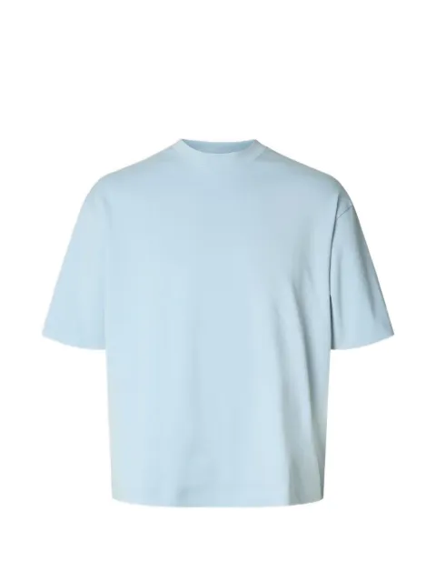 SELECTED round-neck T-shirt Blue 16100447