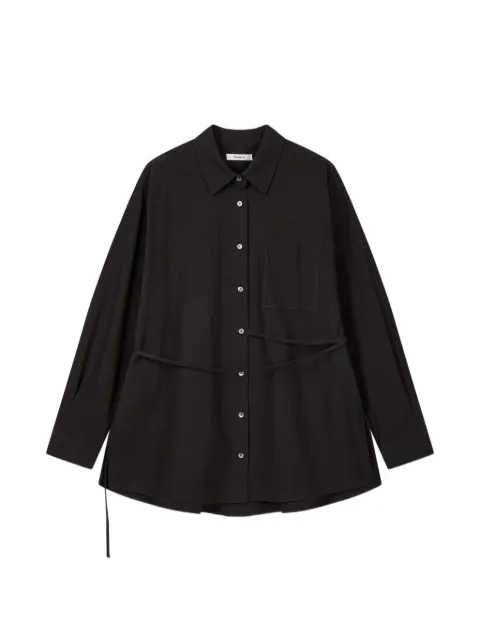 TOMBOY waist-tie shirt Black 9106121104