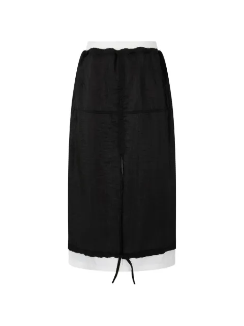 TOMBOY elasticated-details skirt Black 9106232203
