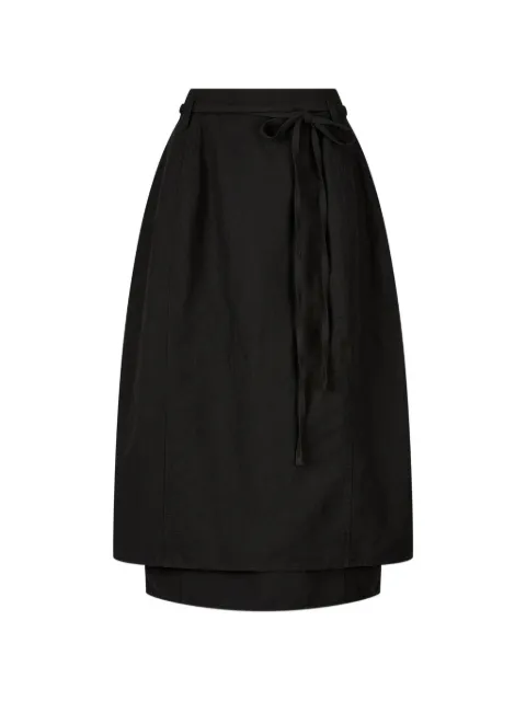 TOMBOY tie wrap skirt Black 9106132105
