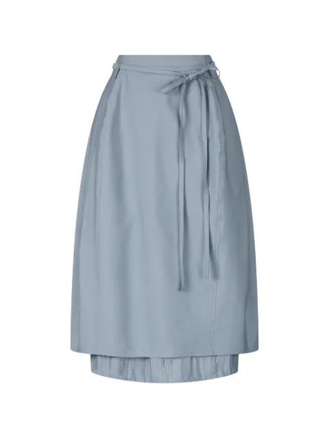 TOMBOY pleated tie skirt Blue 9106232201