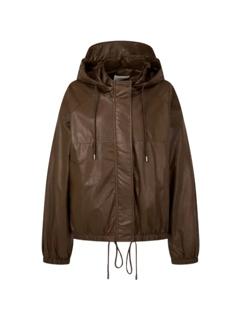TOMBOY hooded puffer jacket Brown 9106161103