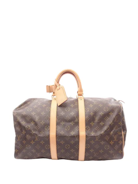Louis Vuitton Pre-Owned 2003 Monogram Keepall 45 travel bag Brown 2JPBRMR101EEF2Z4