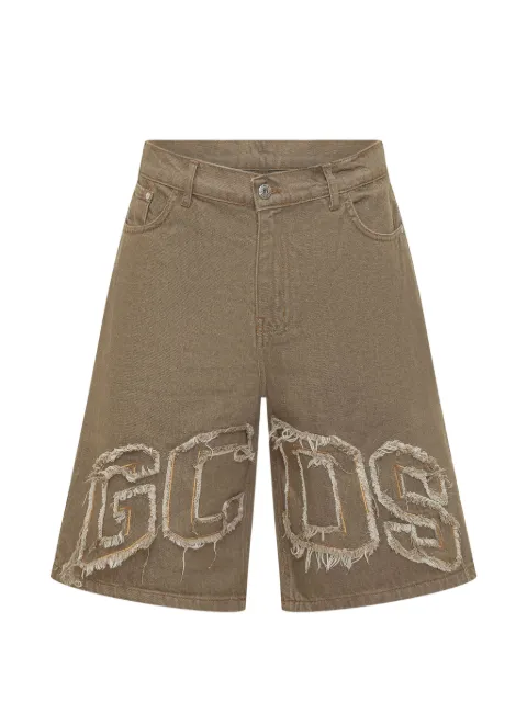 GCDS logo shorts Neutrals C1MWQL223D087