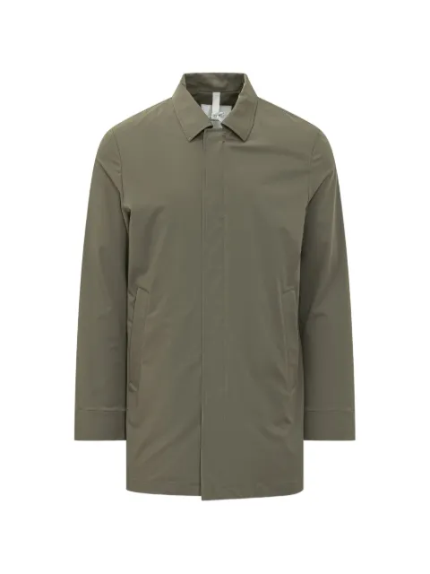 Duno Malbec concealed-fastening spread-collar jacket Green MALBECTORANO