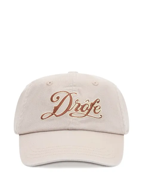 Drôle De Monsieur Casquette embroidered baseball cap Neutrals KCP199CO138BG
