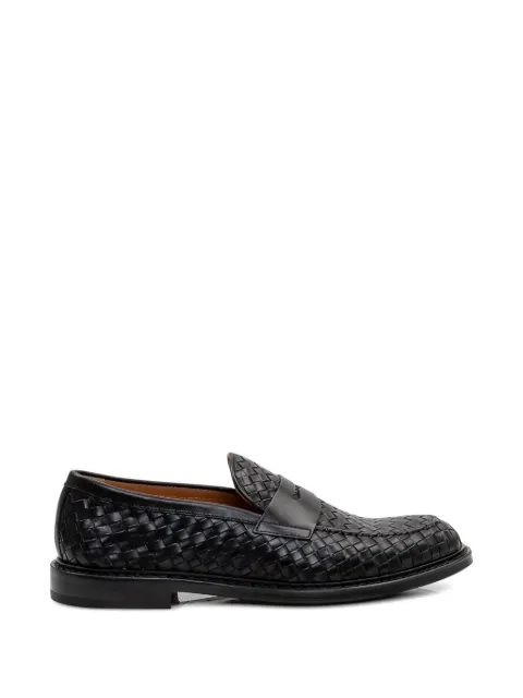Doucal's woven penny loafers Black DU3266PHOEUY195