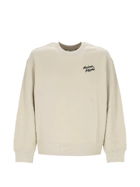 Maison Kitsuné logo-detail sweatshirt Neutrals MM00315KM0341