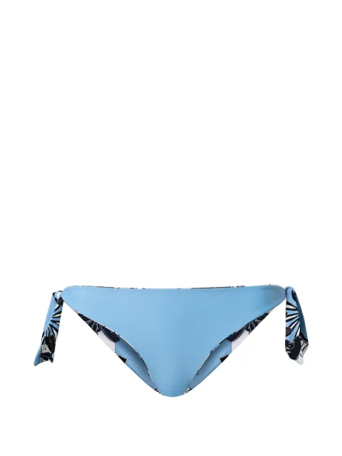TWINSET reversible floral-print bikini bottoms Blue 241LMMG88