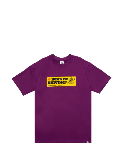 Nike ACG print-detail T-shirt Purple HV1294