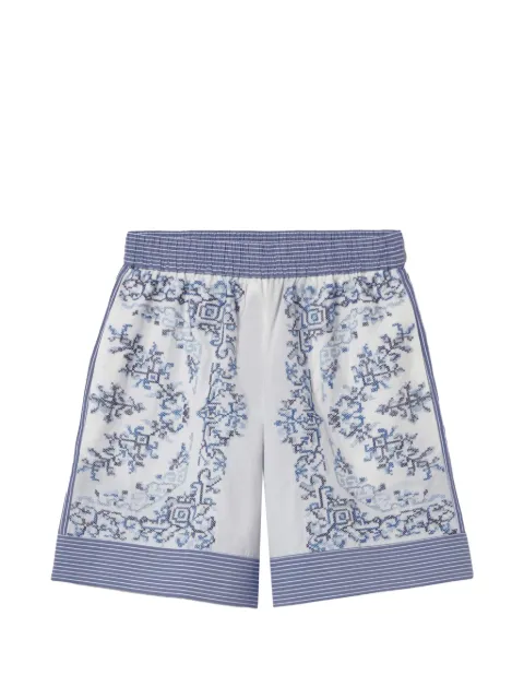 Claudie Pierlot striped shorts White CFPSH00321