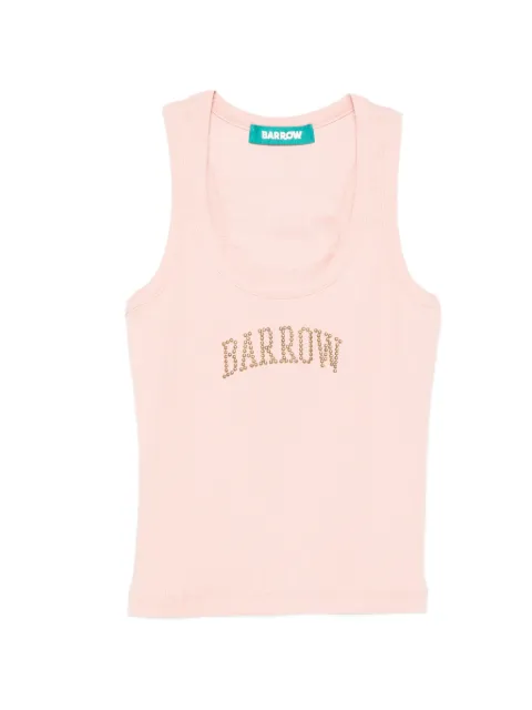 BARROW embellished tantk top Pink S6BWWOTA117