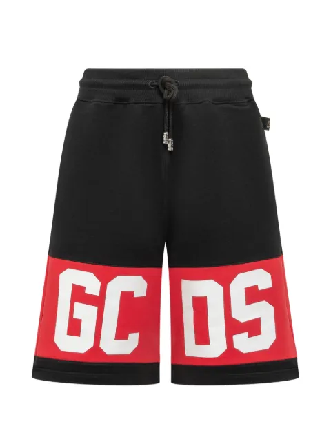 GCDS logo sweat shorts Black Z0MLQL228F004