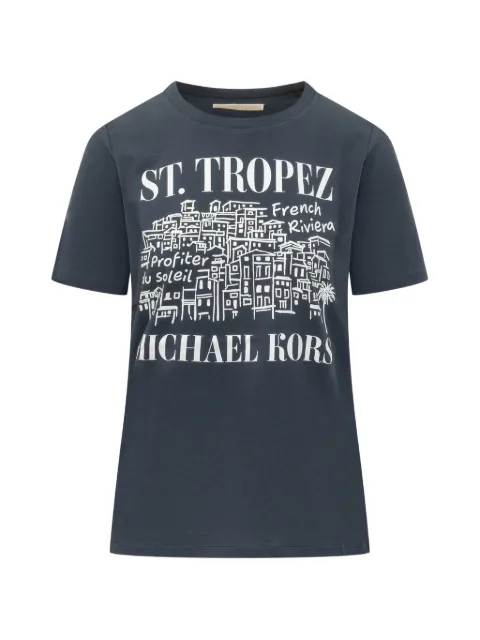 Michael Michael Kors graphic T-shirt Blue MS6520K97J