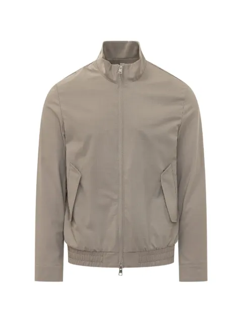 Duno high-neck elasticated-hem jacket Neutrals KOROZEVIO