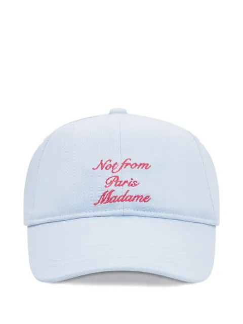 Drôle De Monsieur Casquette slogan baseball cap Blue KCP295CO138LBE