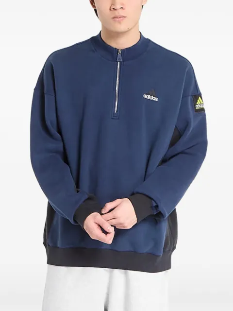 adidas half-zip sweatshirt Blue KE1351