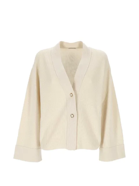 Agnona button front cardigan Neutrals K4110281T140PN08