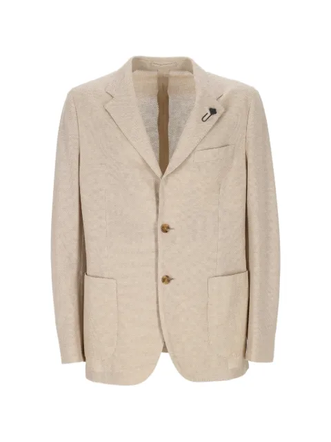 Lardini cotton blazer Neutrals PA690E92PAJ66052210