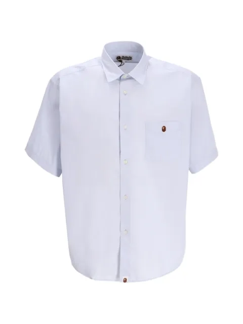 A BATHING APE® Big College shirt Blue 001SRL301006M