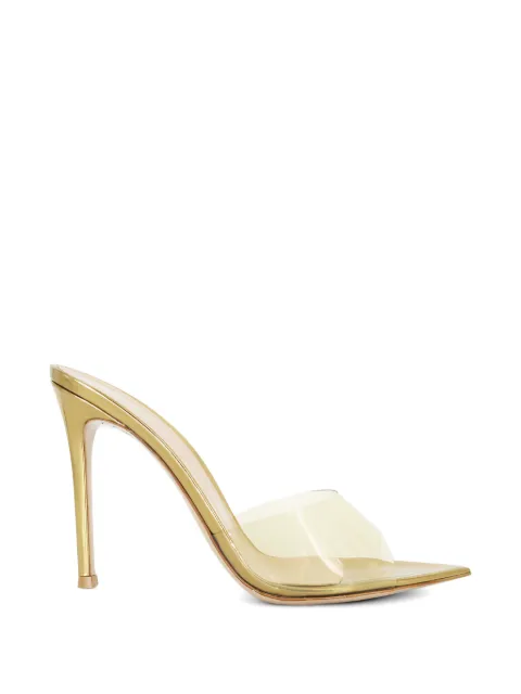 Gianvito Rossi Elle pointed mules Yellow G1190015RIC