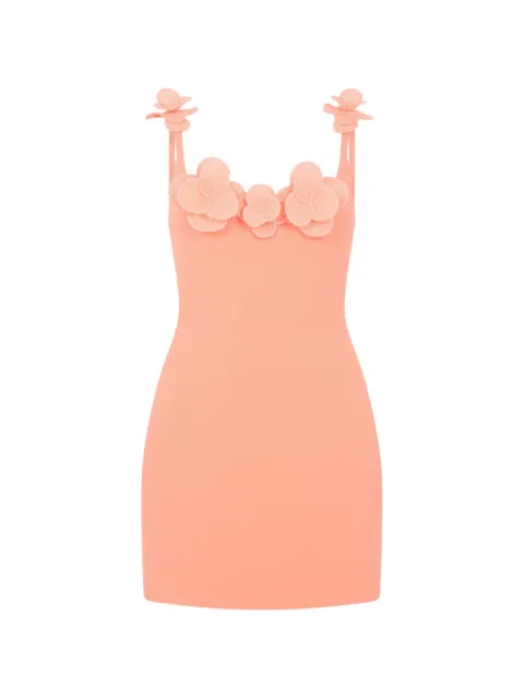 David Koma floral detail mini dress Pink RE26DK04D