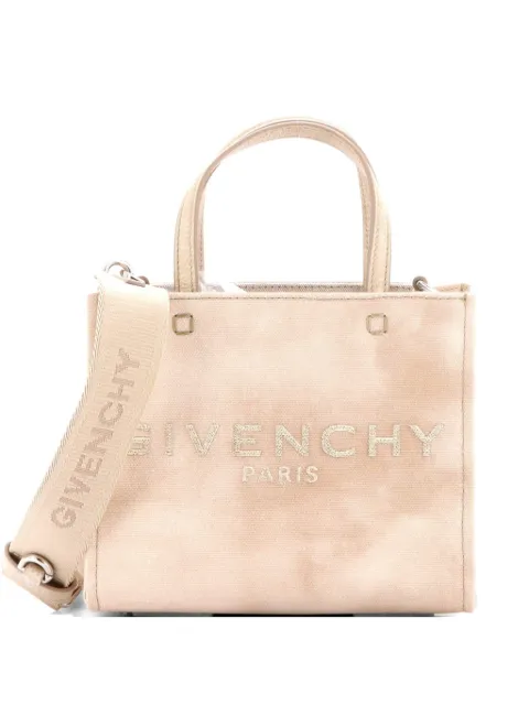 Givenchy Pre-Owned G- Canvas Mini tote bag Black SBSKH9ZPL6326N76