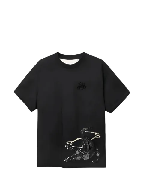 Only the Blind crew-neck T-shirt Black OTBT1315