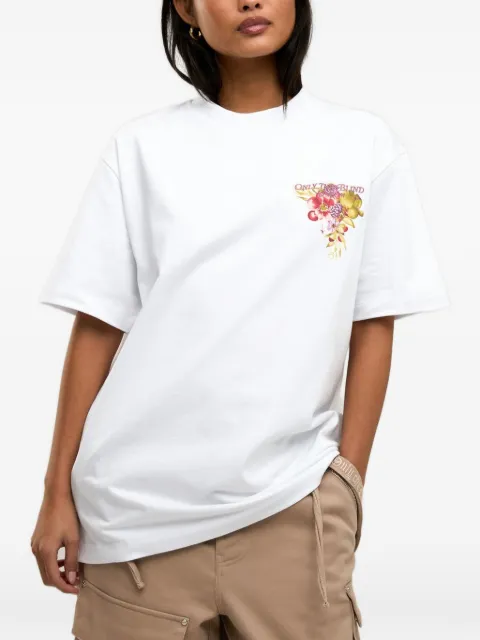 Only the Blind Summer Stamped T-shirt White OTBT1485