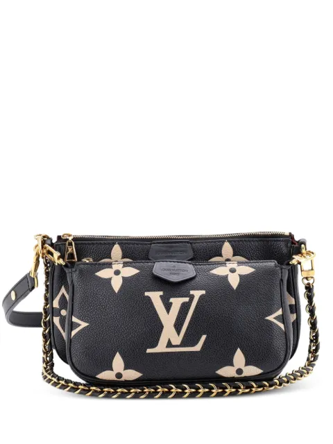 Louis Vuitton Pre-Owned Multi Pochette Accessoires Bicolor Monogram Empreinte Giant crossbody bag Black M0FJIB5K5V6XLRBB