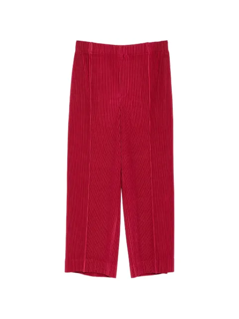 Homme Plissé Issey Miyake January trousers Red HP66JF014