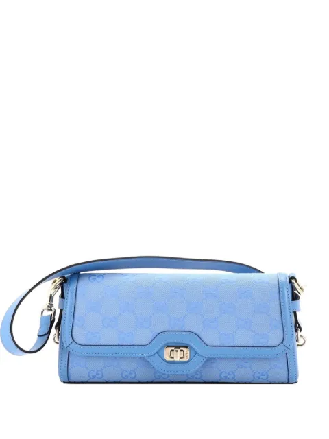 Gucci Pre-Owned Luce Canvas Small shoulder bag Blue DINFT8S67AOCGNZG