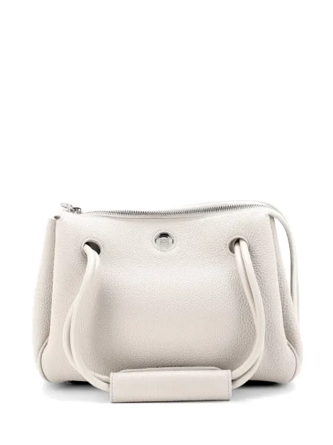 Loewe Pre-Owned Madrid Leather Small shoulder bag White DK5FIU7Q666TDLVH