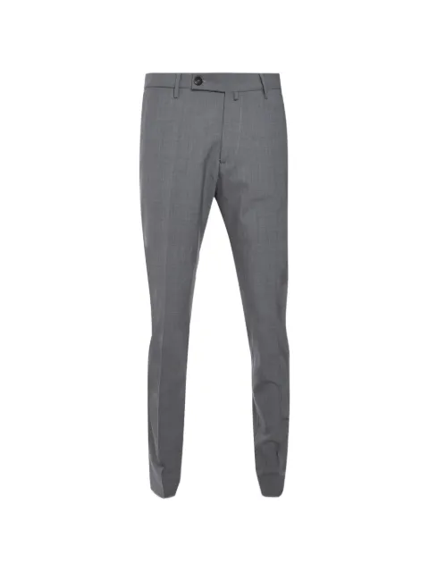 Luigi Borrelli pressed-crease tailored trousers Grey PTSPCCK6020