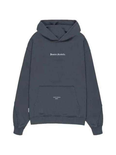HOMIES MARBELLA logo-print hoodie Grey H01983