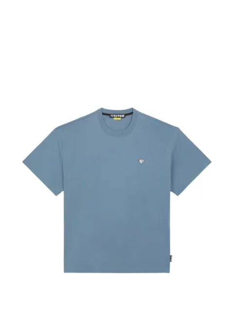 IUTER Heart Logo cotton T-shirt Blue 24WITS01