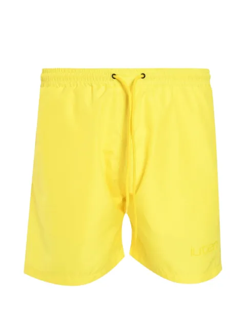 IUTER Grid swim shorts Yellow 24SITK28