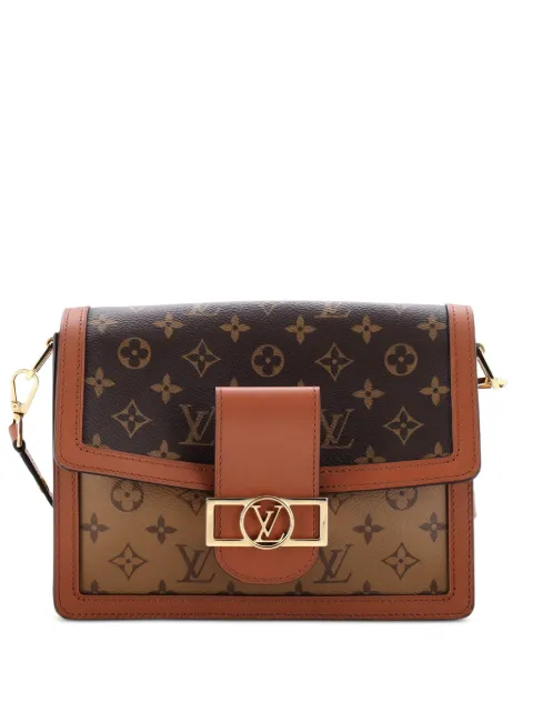 Louis Vuitton Pre-Owned Dauphine Reverse Monogram Canvas MM shoulder bag Brown N3B8GSF1PQ0K2A8Q