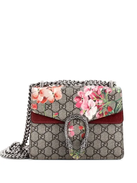 Gucci Pre-Owned Dionysus Bag Blooms Print GG Coated Canvas Mini shoulder bag Red IER532KC2YHC5F9P