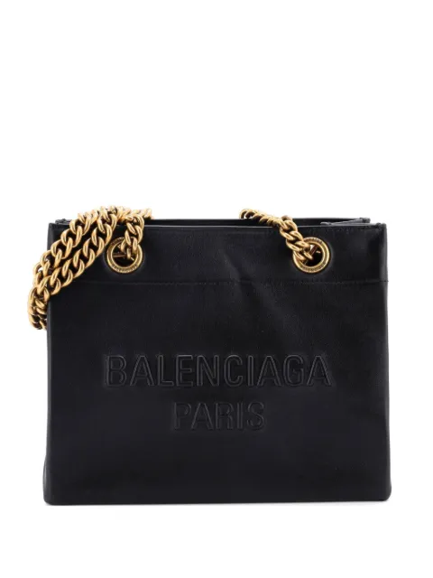 Balenciaga Pre-Owned Duty Free Chain Leather Small tote bag Black BMIP1NVCDR8EF70Q