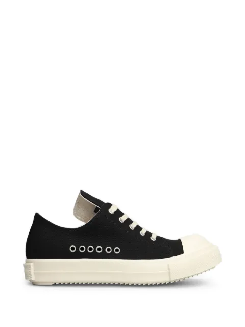 Rick Owens DRKSHDW Temple eyelet lace-up sneakers Black DU01F4822DOEH4