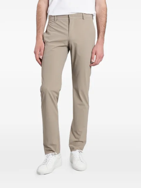 PT Torino logo-plaque slim-fit trousers Neutrals ASEPZZ0KLT