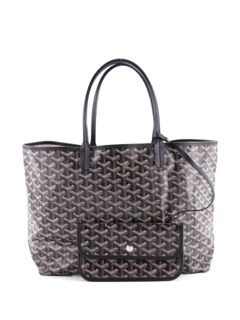 Goyard Pre-Owned Saint Louis Coated Canvas PM tote bag Black 4JUETWJSKQHR9D3K