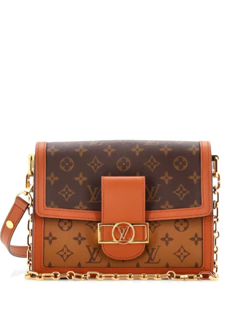 Louis Vuitton Pre-Owned Dauphine Reverse Monogram Canvas MM shoulder bag Brown 44C9MFYWZ1AV9NNT