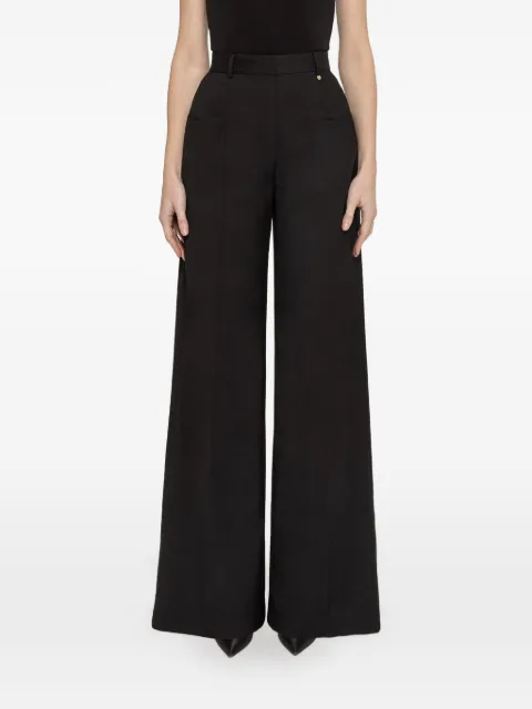 NISSA high-rise wide-leg palazzo pants Black P16759