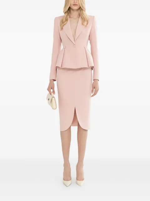 NISSA high-waisted pencil midi skirt Pink F1359