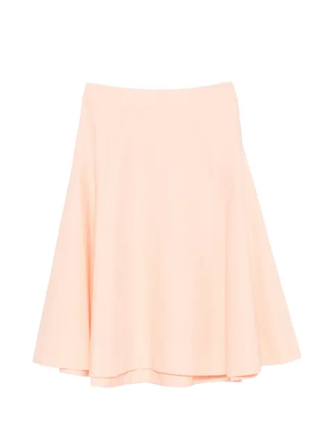 KHAITE Artin panelled midi skirt Pink 4187195